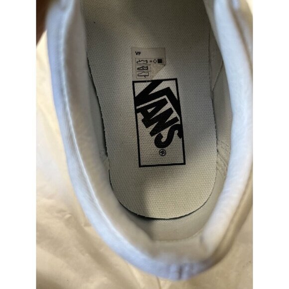 VANS Off-The-Wall Triple White Skateboarding Classic  Womens size 7 - Picture 7 of 14